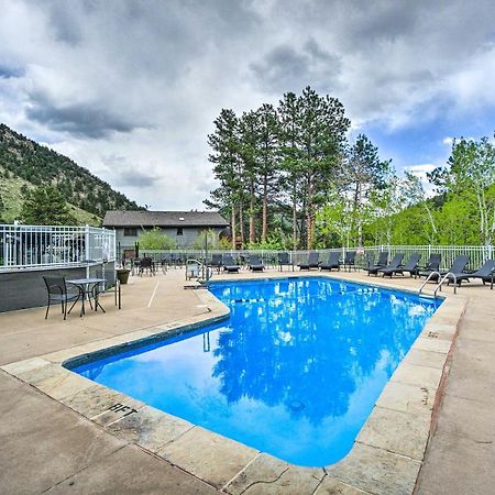Estes Park Condo Rental Balcony With River Views! Exterior photo